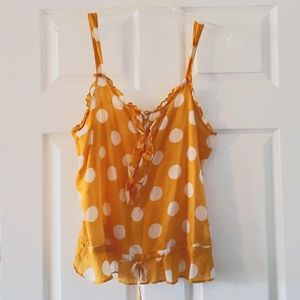 Old Navy Ruffle Drawstring Tank